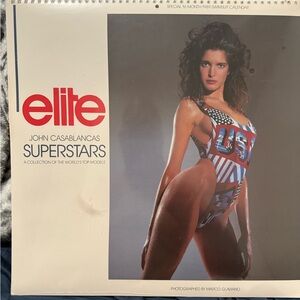 Vintage 1989 Elite Supermodels Sealed Calendar